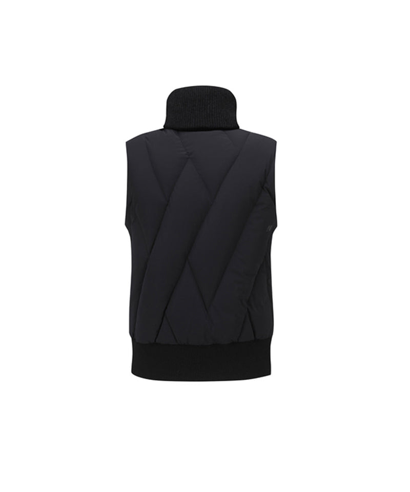 Women's Hybrid Knit Vest - Black