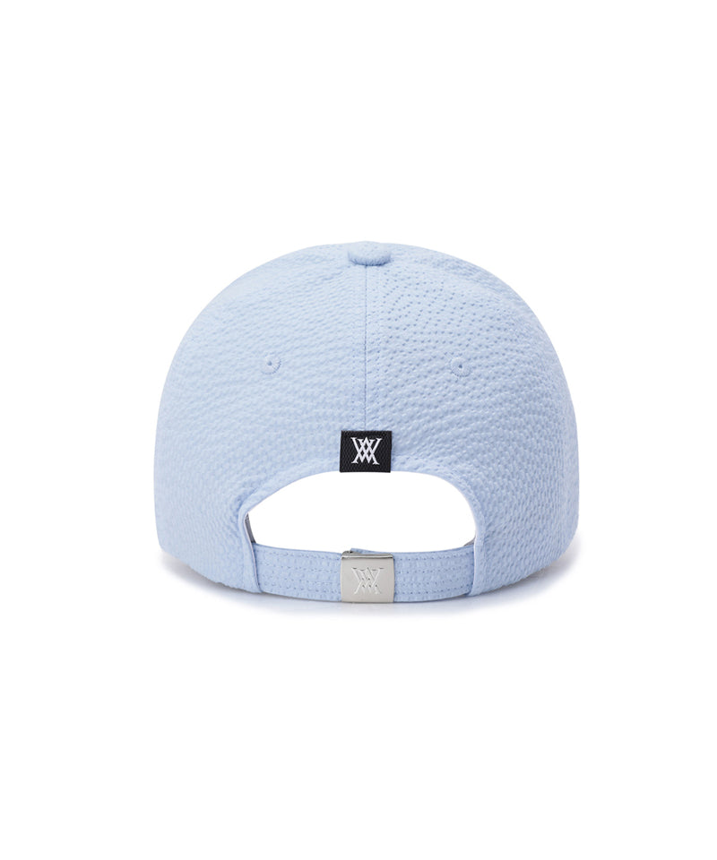 Anew Golf Seersucker Ball Cap - Light Blue