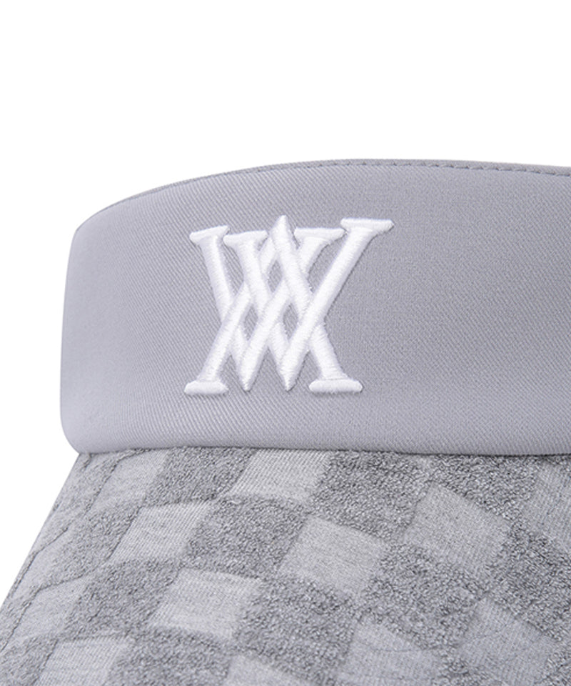 (U) Terry Pattern Visor - Gray