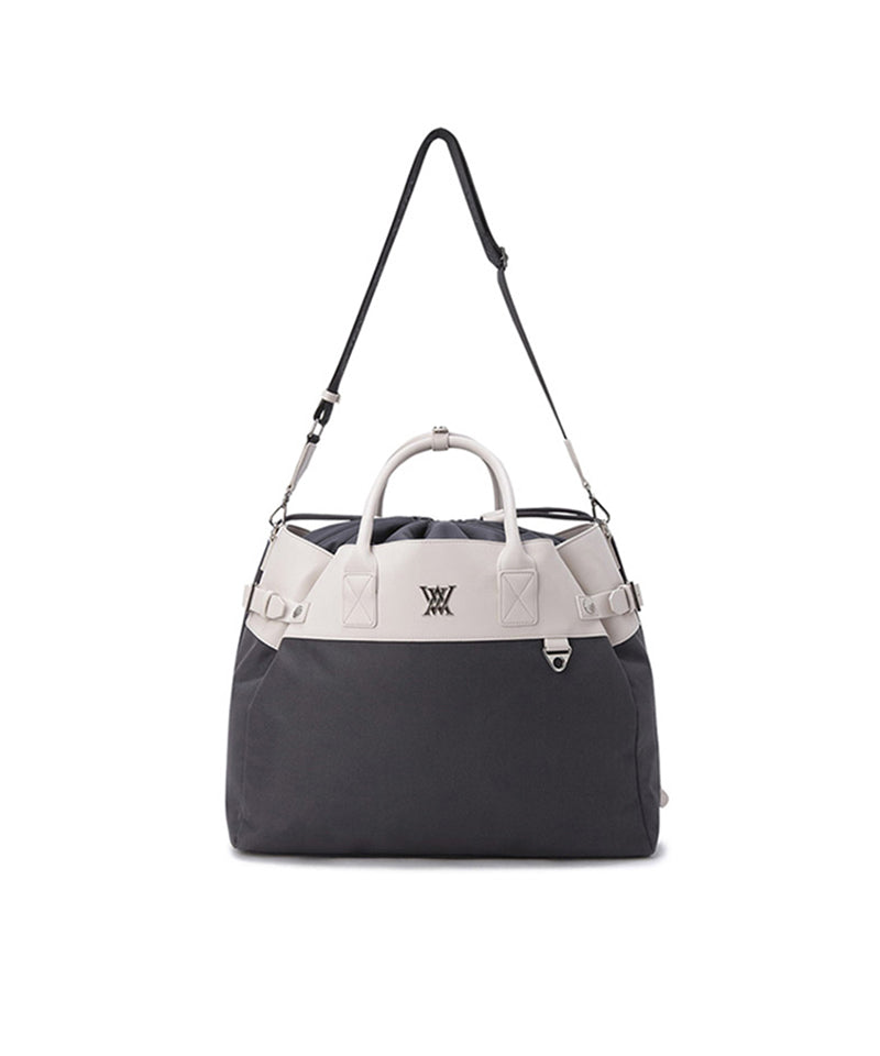 String Boston Bag - Gray