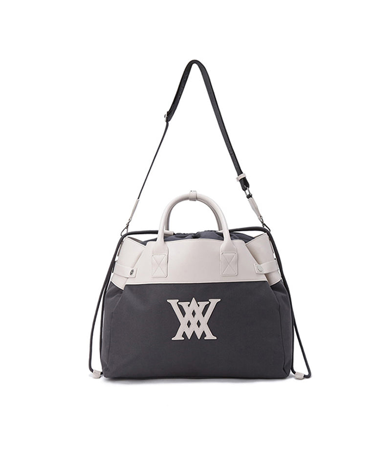 String Boston Bag - Gray