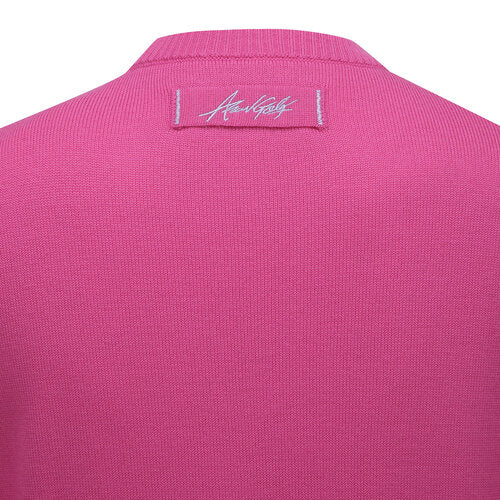 ANEW Golf Women's Logo Pattern Wind Block Pullover - Pink