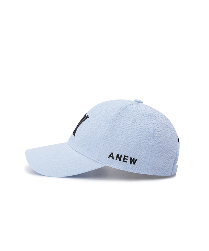 Anew Golf Seersucker Ball Cap - Light Blue