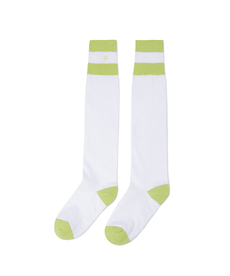 ANEW Golf Women's Three-Tone Knee Socks - Lime