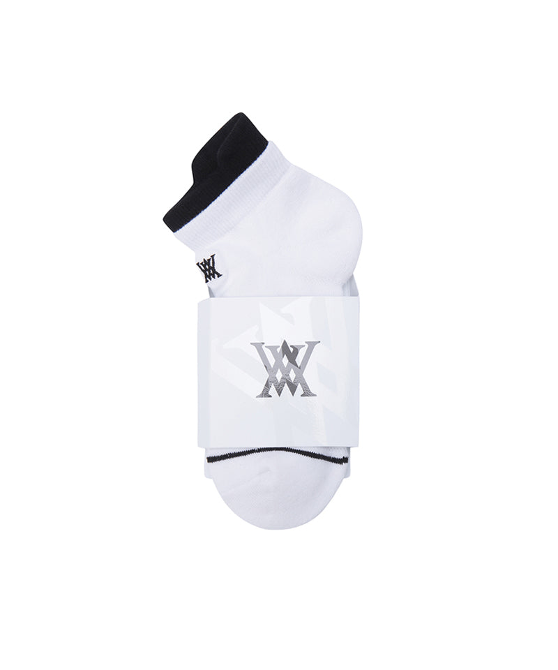 ANEW Golf Women's Basic Sneakers Socks - White