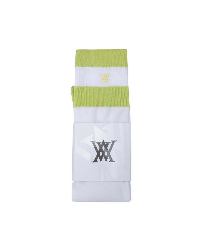 ANEW Golf Women's Three-Tone Knee Socks - Lime