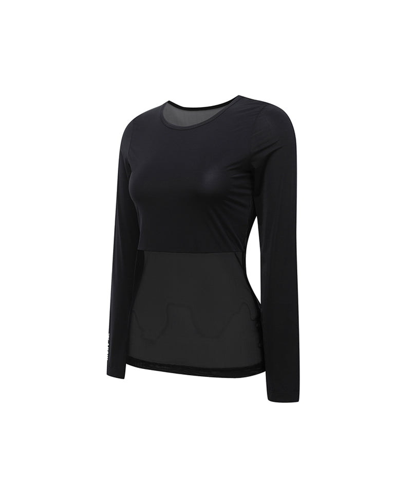 ANEW Golf Women's Cooling Fabric Baselayer - Black