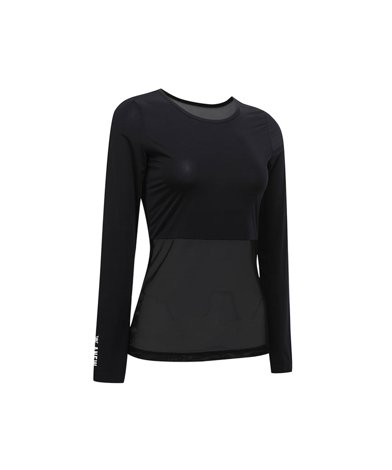 ANEW Golf Women's Cooling Fabric Baselayer - Black