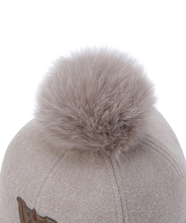 Women's Wool Double Bucket Hat - Beige