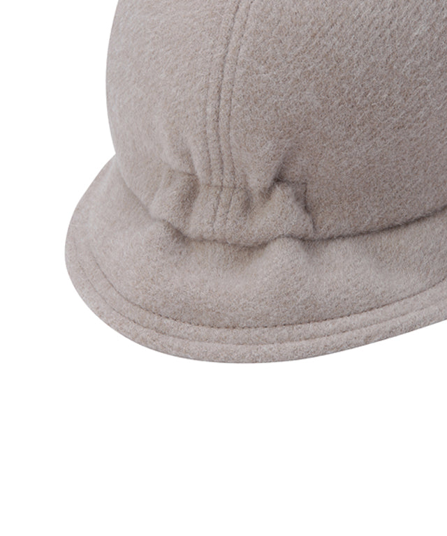 Women's Wool Double Bucket Hat - Beige