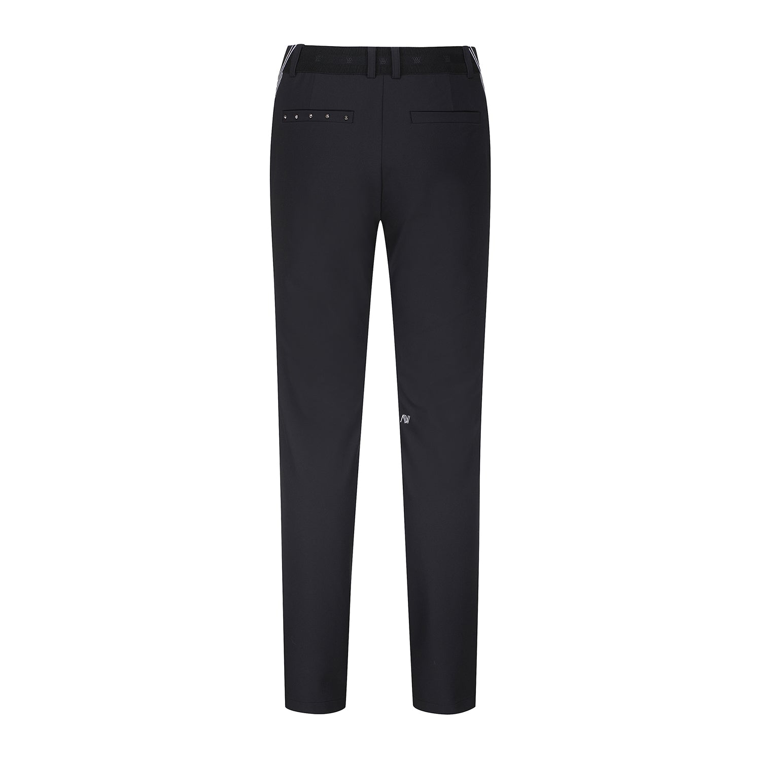 [Season End] Women's Side Logo Point Long Pants - Black